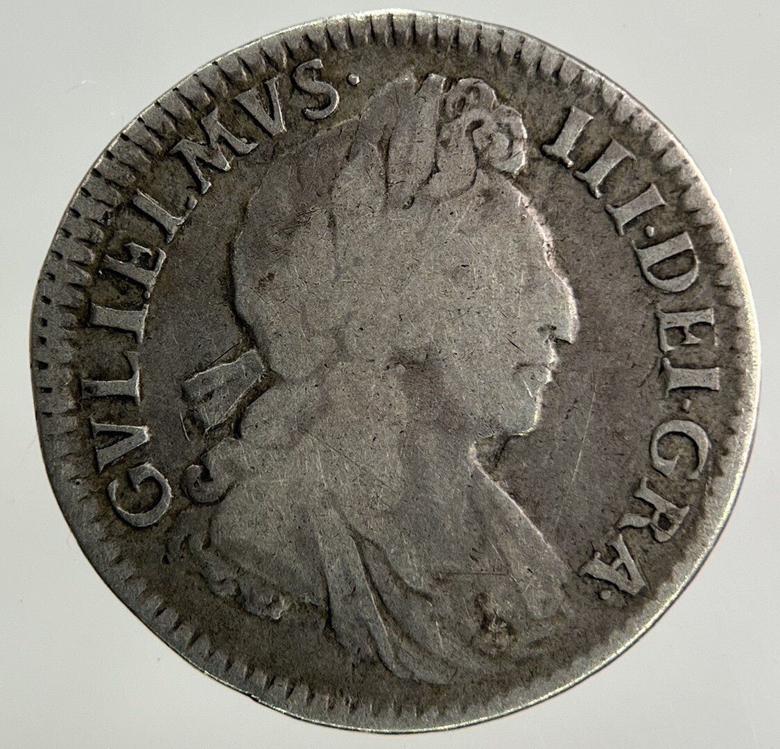 1702 William III 3rd Maundy Four - Pence Silver Coin | Fine Collectable Grade