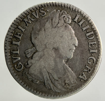 1702 William III 3rd Maundy Four - Pence Silver Coin | Fine Collectable Grade