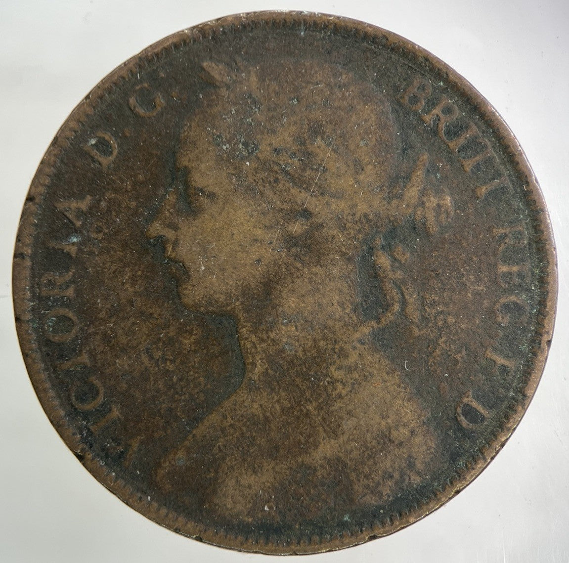 1885 Victoria One Penny Coin | Collectable Grade