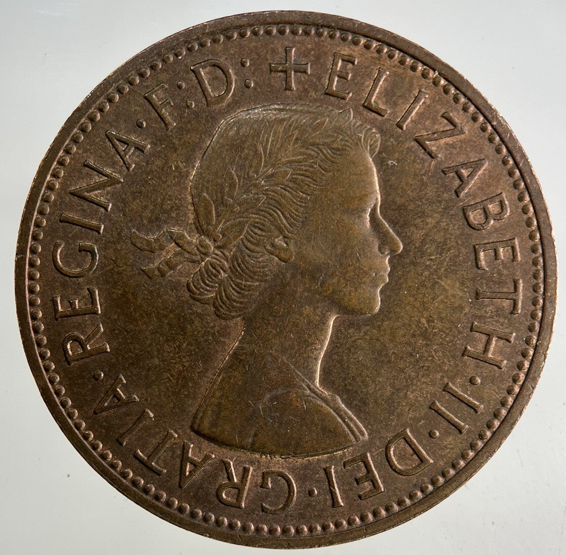 1964 Elizabeth II 2nd One Penny Coin | Fine Collectable Grade