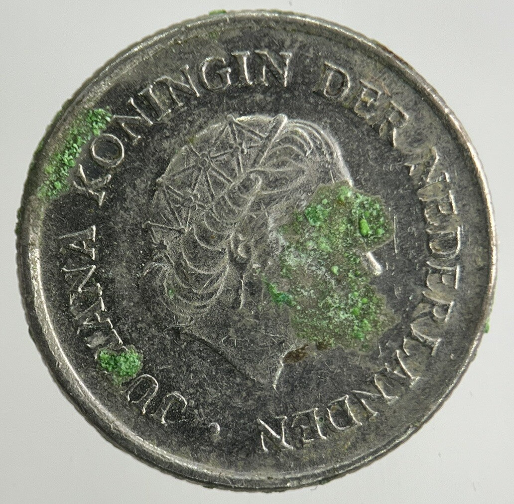 1976 Netherlands 25 Cents Coin | Fine Collectable Grade