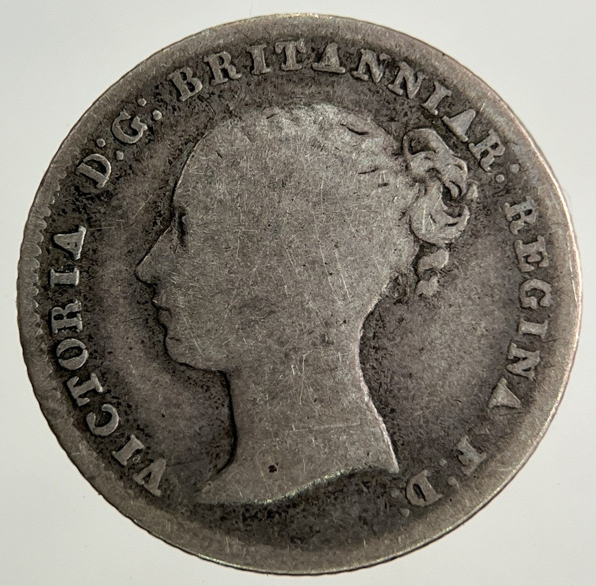 1854 Victoria Groat Four - Pence Silver Coin | Fine Collectable Grade