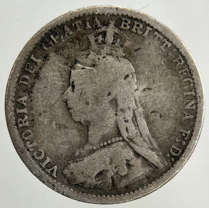 1887 Victoria Threepence Silver Coin | Collectable Grade