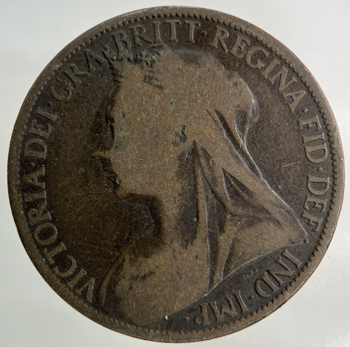 1898 Victoria One Penny Coin | Collectable Grade