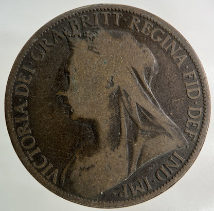 1898 Victoria One Penny Coin | Collectable Grade