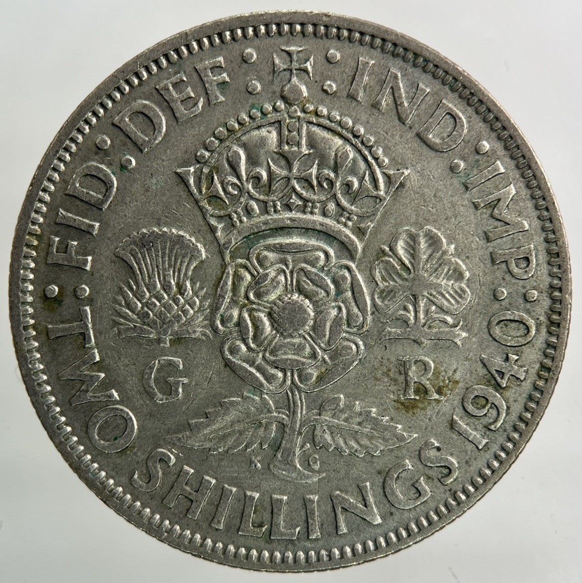 1940 George VI Florin Silver Coin | Fine Collectable Grade