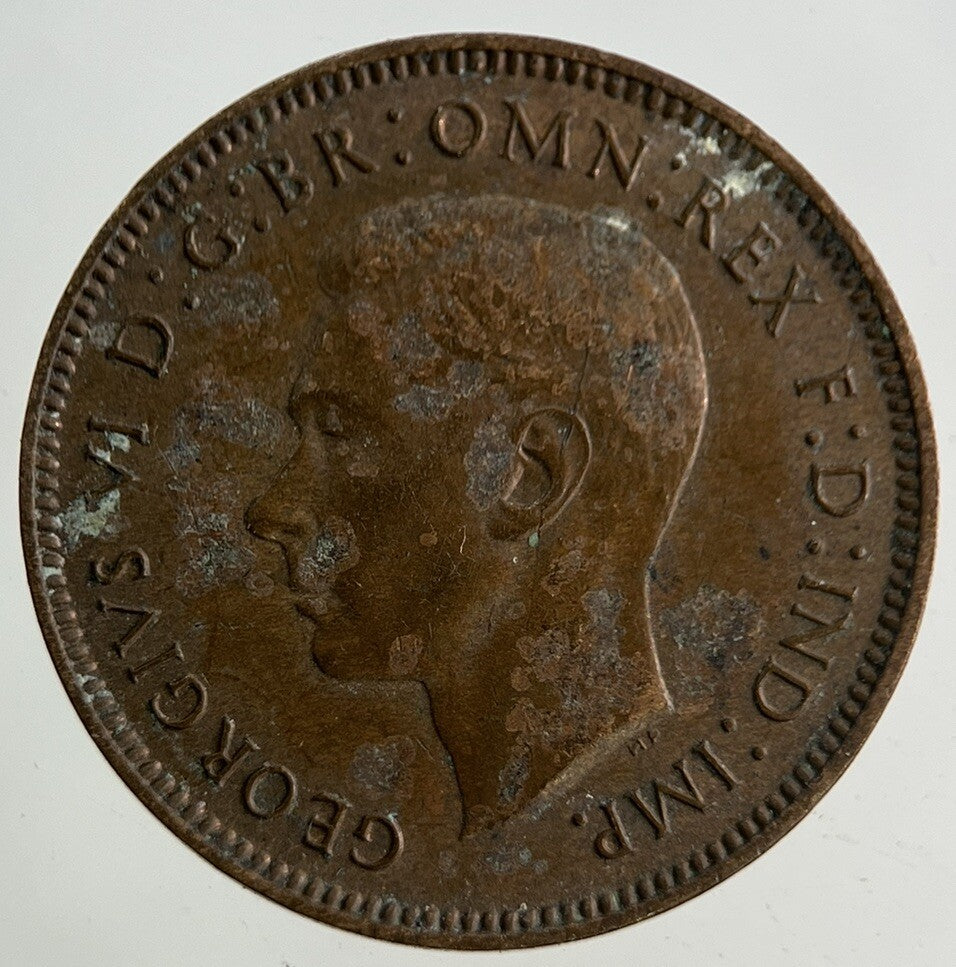 1940 George VI Wren Farthing Coin | Fine Collectable Grade