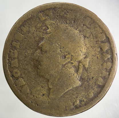 1826 George IV One Penny Coin | Fair Grade