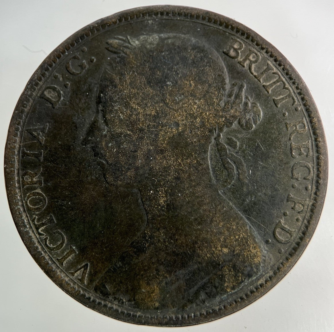 1887 Victoria One Penny Coin | Collectable Grade