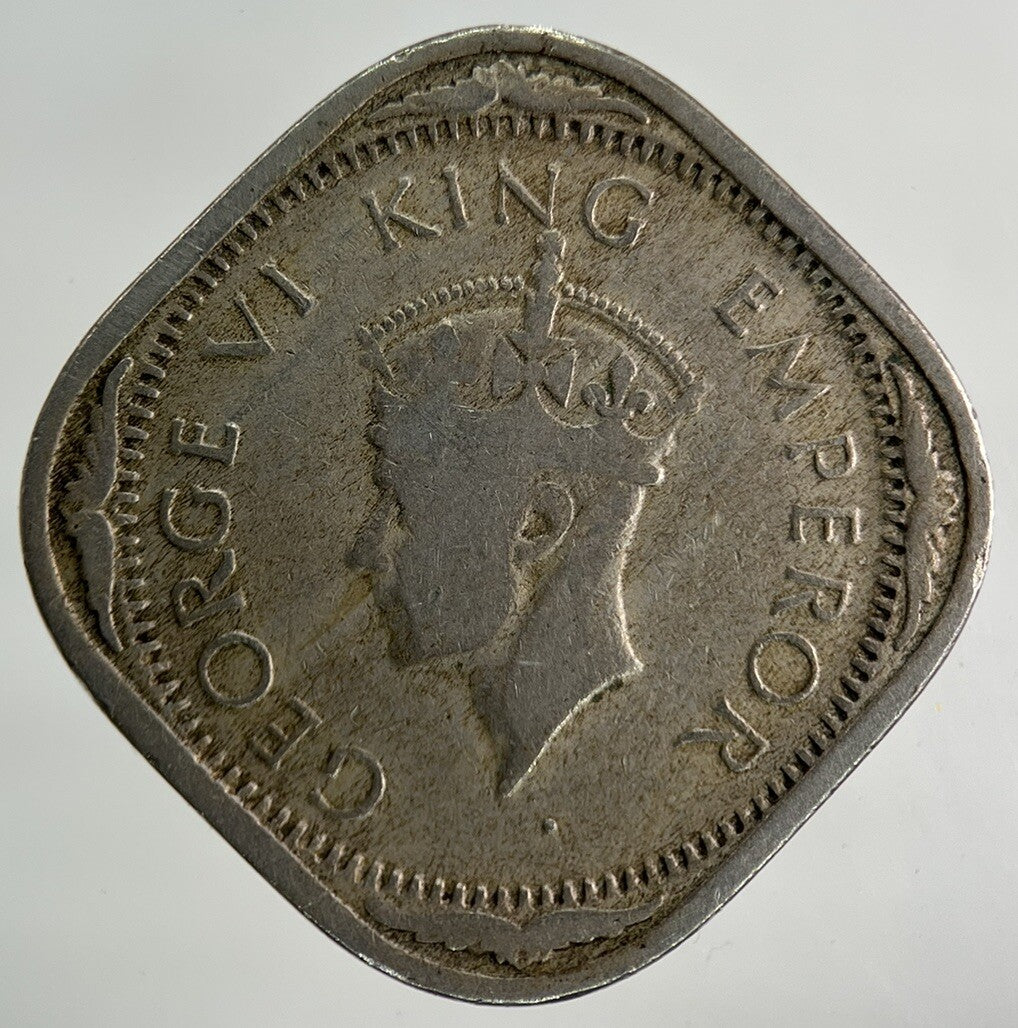 1940 India 2 Annas Coin | Fine Collectable Grade