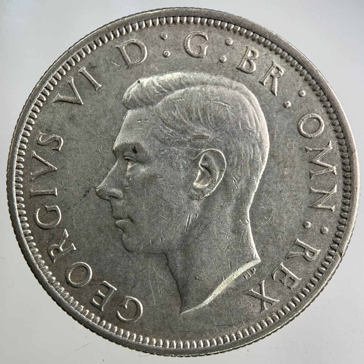 1946 George VI Half - Crown Silver Coin | Fine Collectable Grade