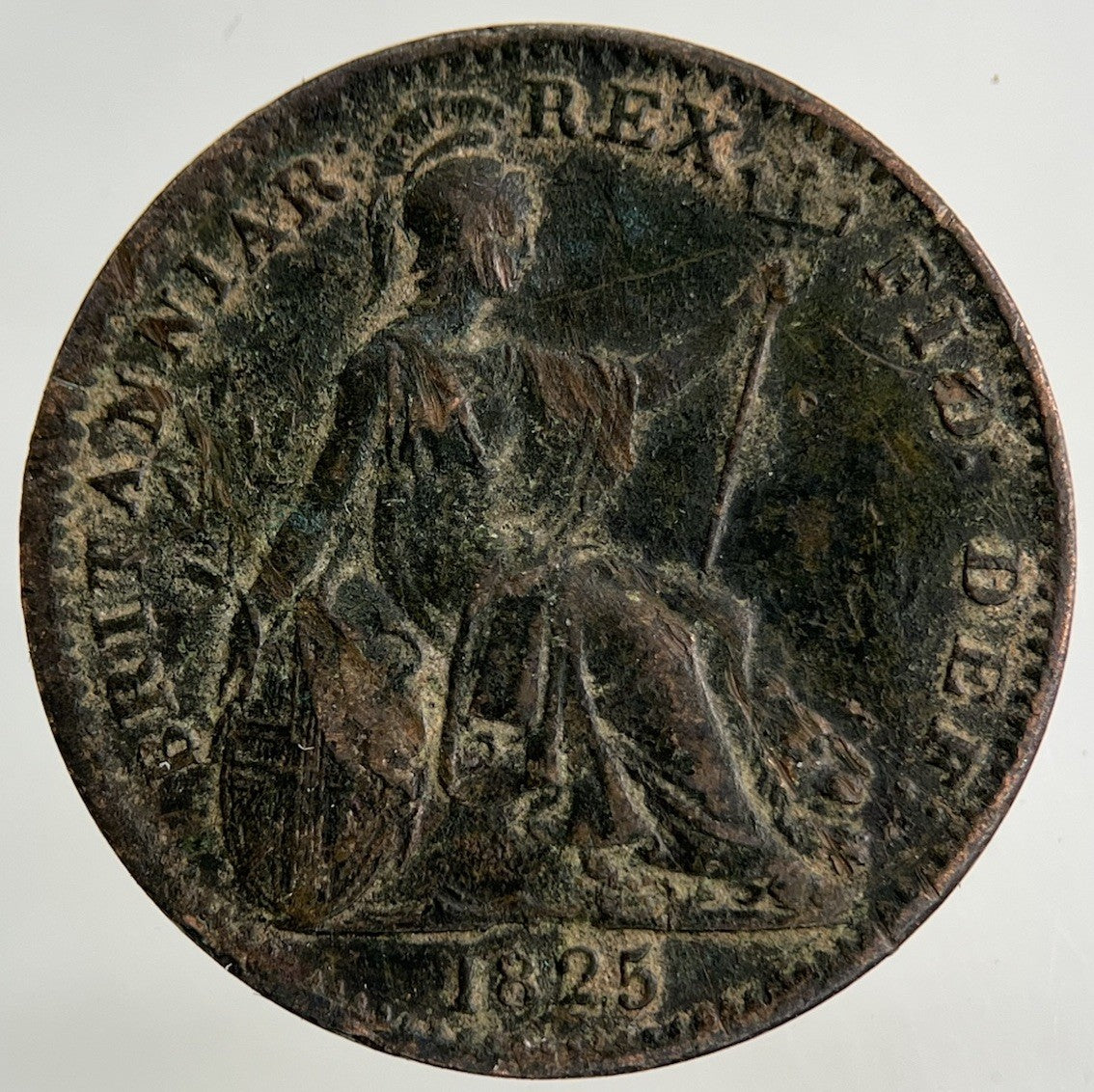 1825 George IV Farthing Coin | Fine Collectable Grade