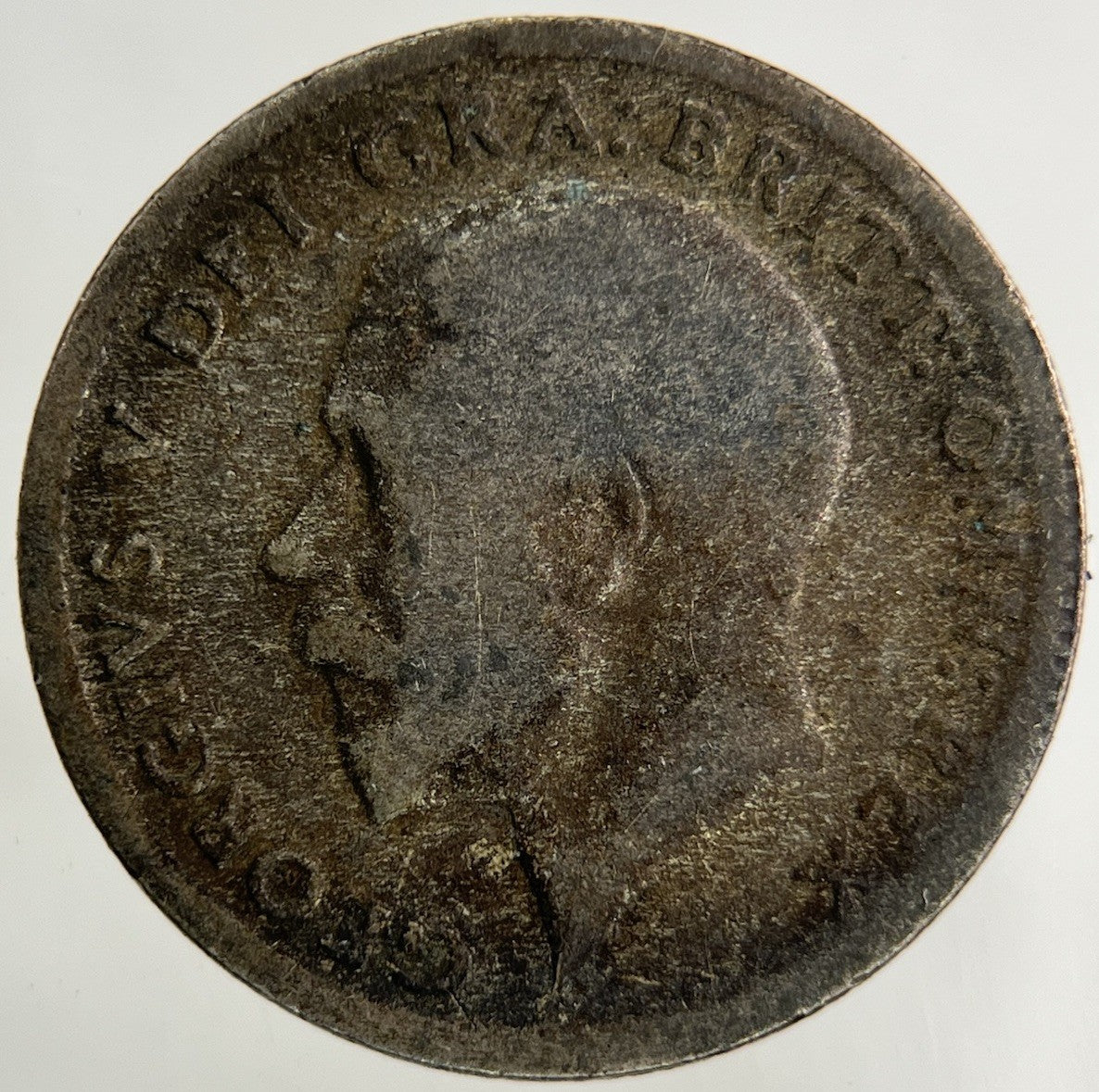 1921 George V Sixpence Silver Coin | Fair Grade