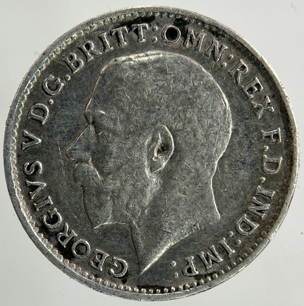 1919 George V Threepence Silver Coin | Fine Collectable Grade