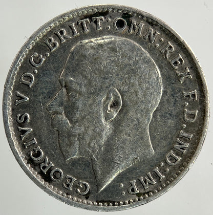 1919 George V Threepence Silver Coin | Fine Collectable Grade