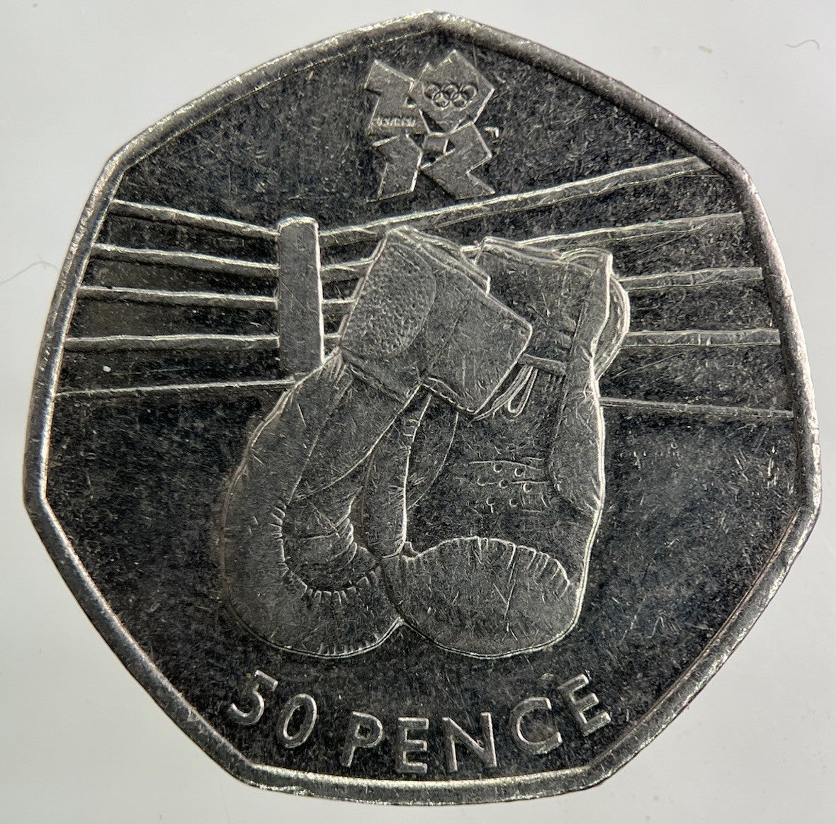 2011 London Olympics Boxing Team 50p Fifty - Pence Coin | Collectable Grade