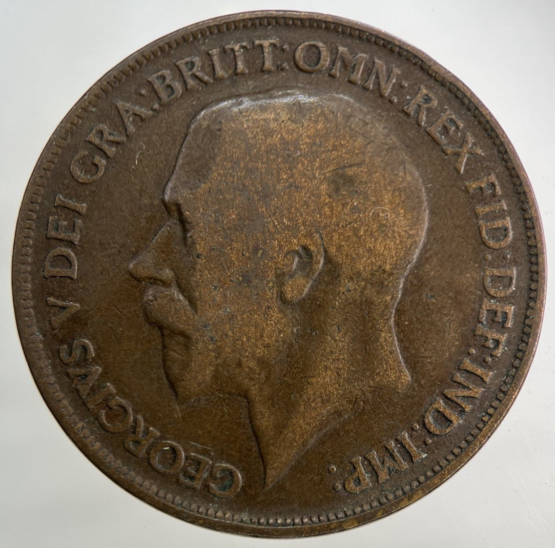 1915 George V One Penny Coin | Fair Grade