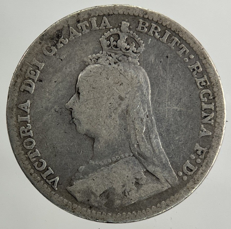 1892 Victoria Threepence Silver Coin | Collectable Grade