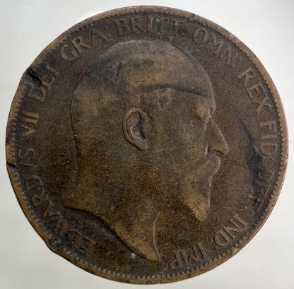 1902 Edward VII One Penny Coin | Collectable Grade