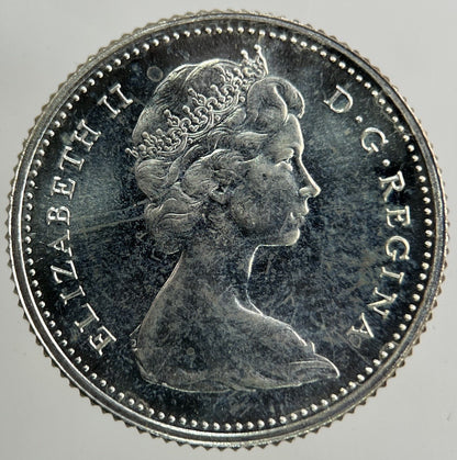 1965 Canada 10 Cents Silver Coin | Very High Grade