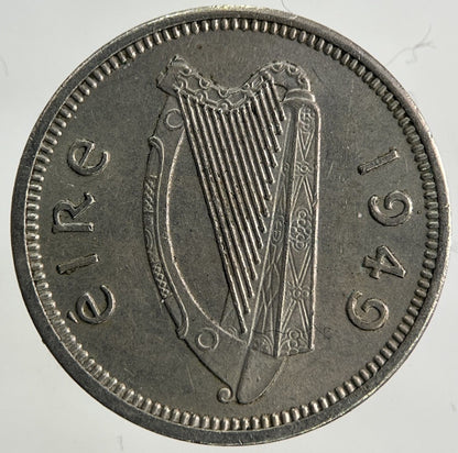 1949 Irish Threepence Coin | Fine Collectable Grade