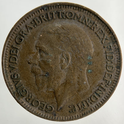 1932 George V Farthing Coin | Fine Collectable Grade