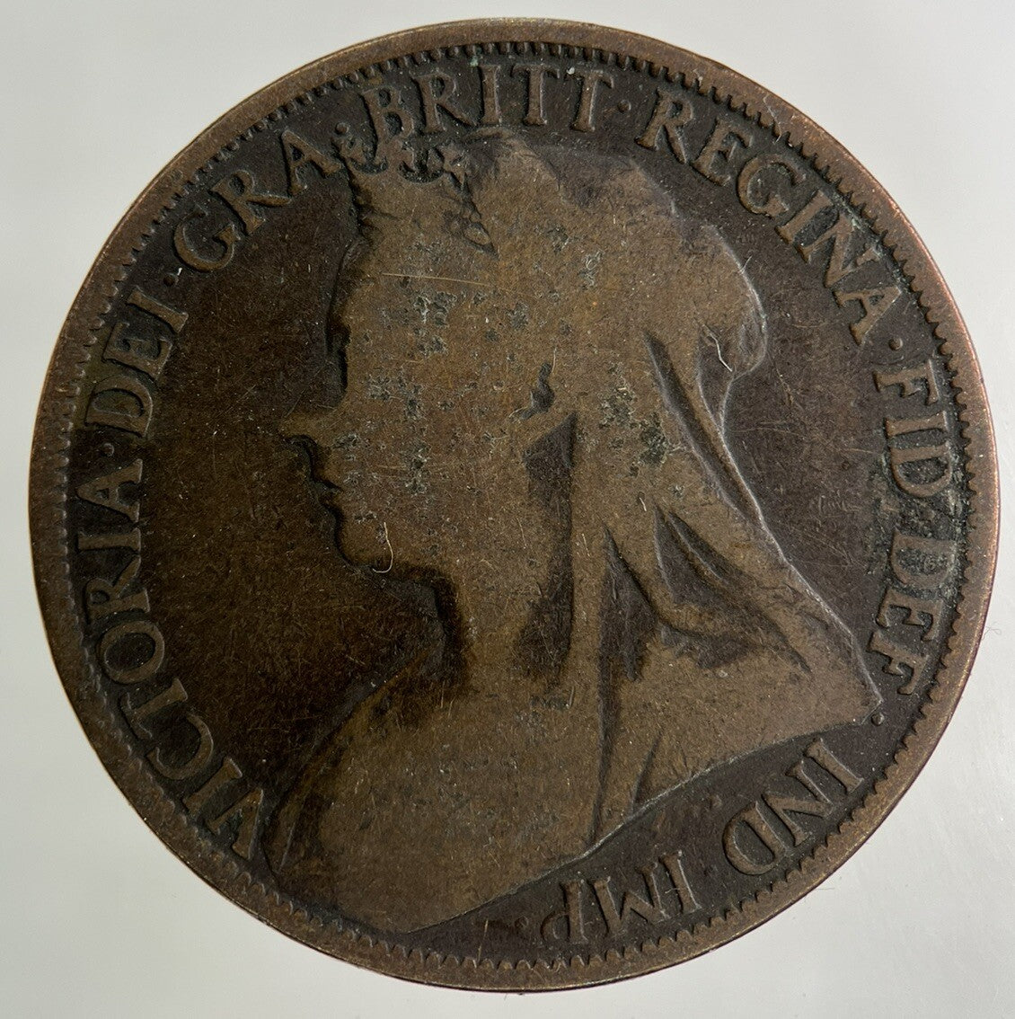 1895 Victoria One Penny Coin | Collectable Grade