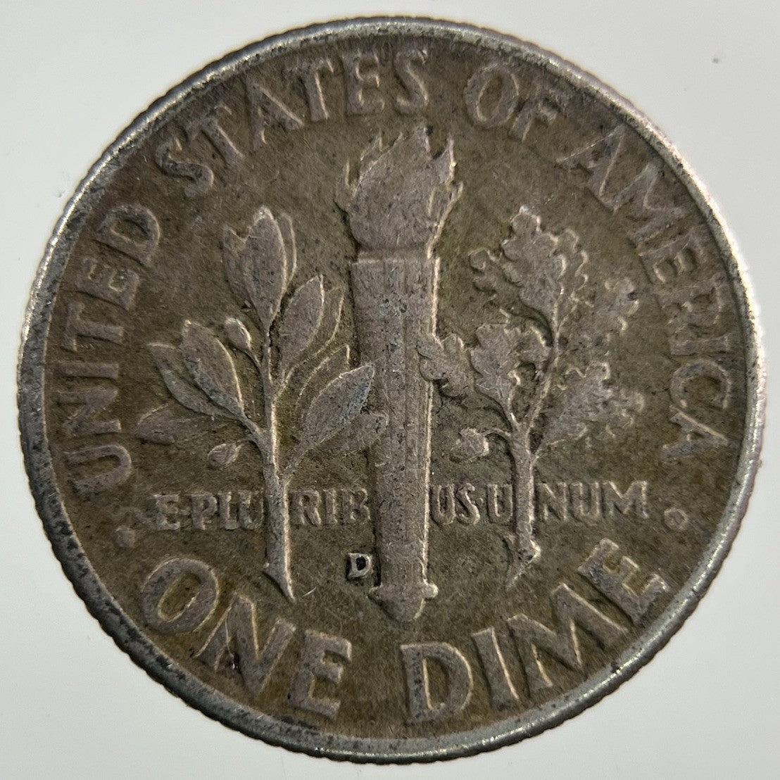 1961 - D US USA Roosevelt Dime Silver Coin | Fine Collectable Grade