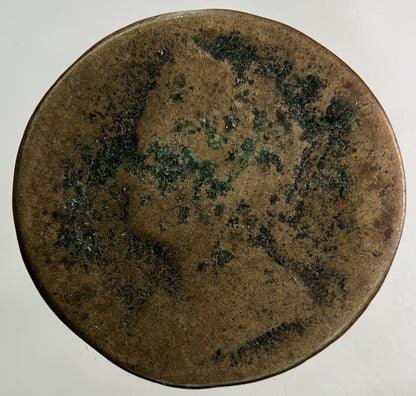 1744 George II 2nd Farthing Coin | Fair Grade