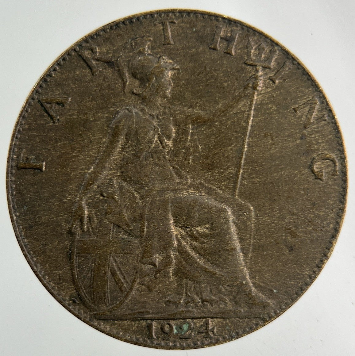 1924 George V Farthing Coin | Fine Collectable Grade