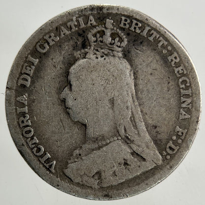 1892 Victoria Threepence Silver Coin | Collectable Grade