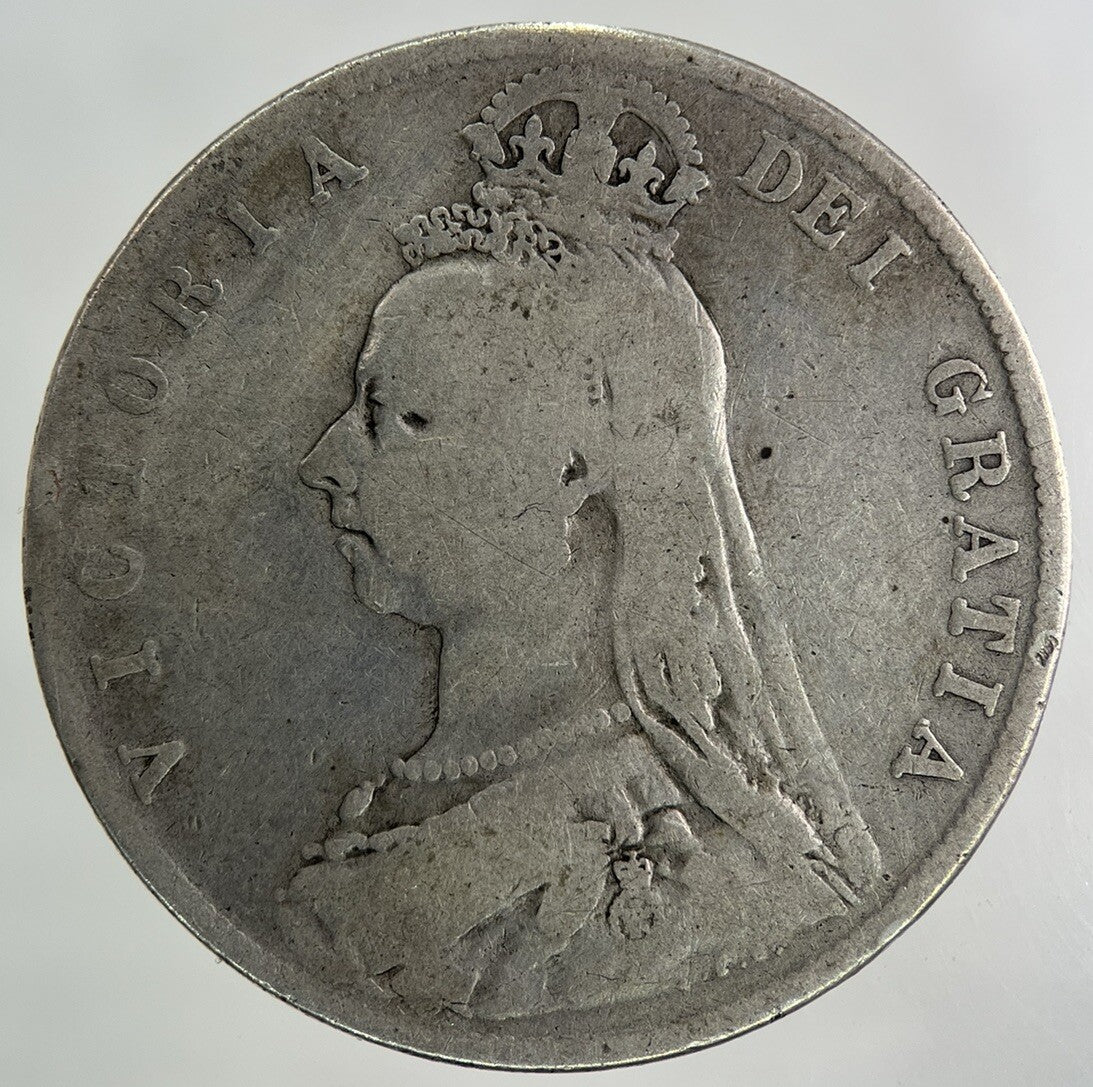 1892 Victoria Half - Crown Silver Coin | Collectable Grade