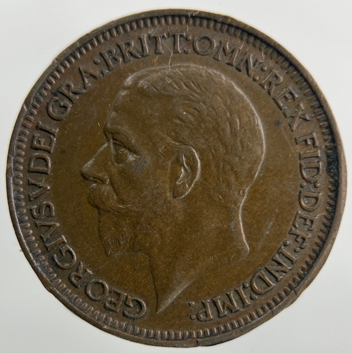 1932 George V Farthing Coin | Fine Collectable Grade