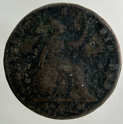 British William IV Farthing Coin | Fair Grade