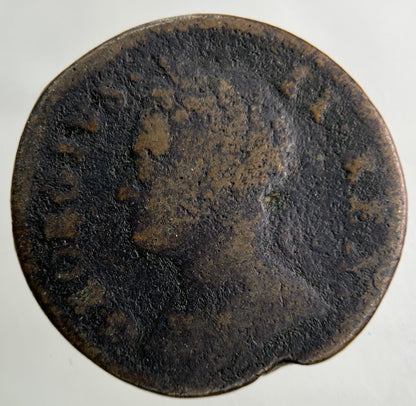 1746 George II 2nd Farthing Coin | Fair Grade
