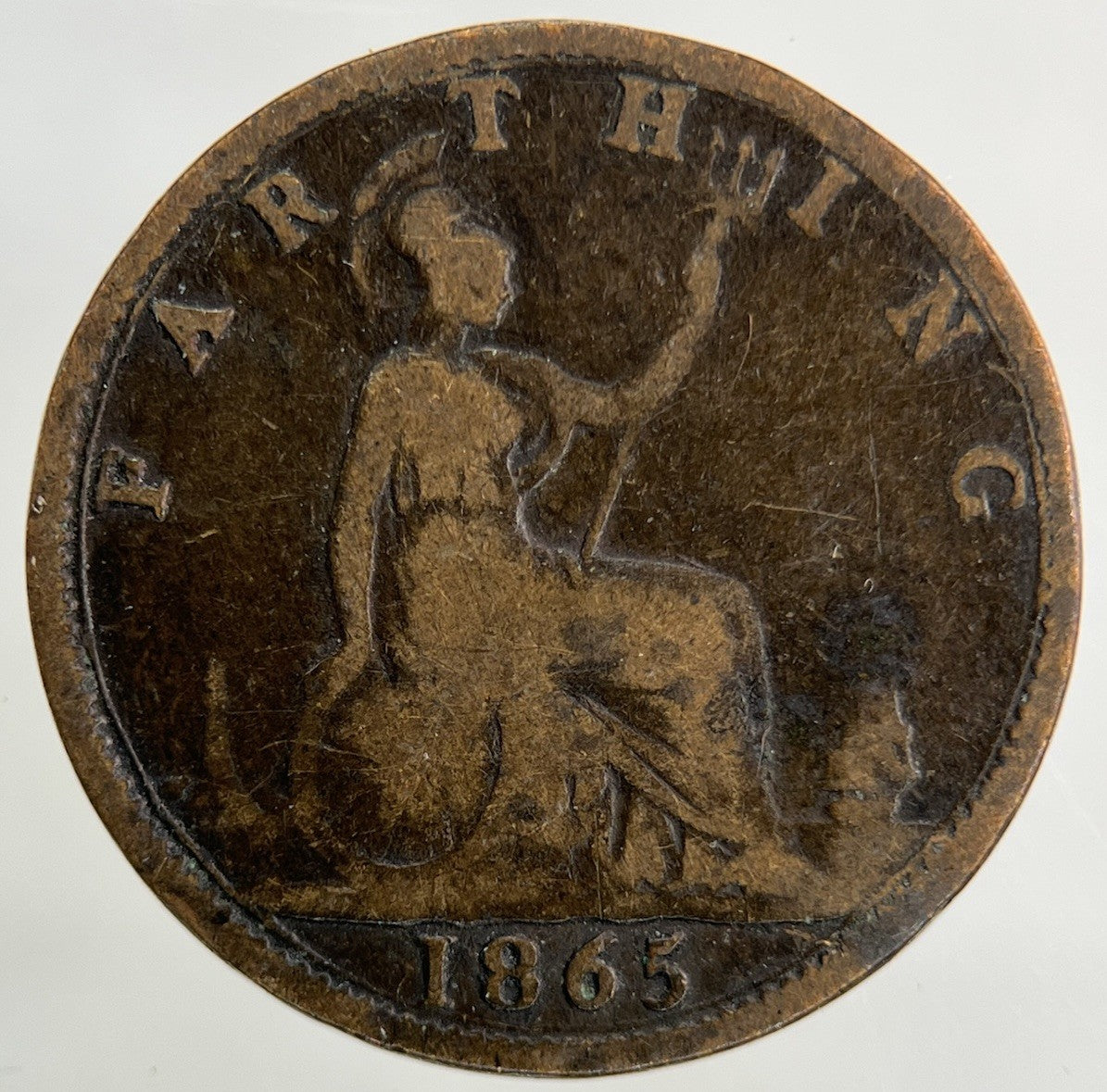 1865 Victoria Farthing Coin | Collectable Grade