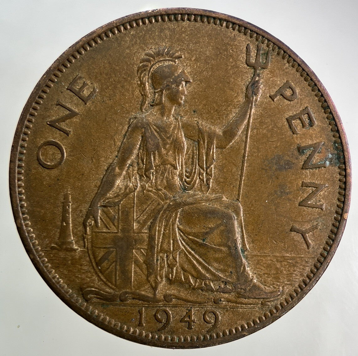 1949 George VI One Penny Coin | Very High Grade