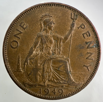 1949 George VI One Penny Coin | Very High Grade