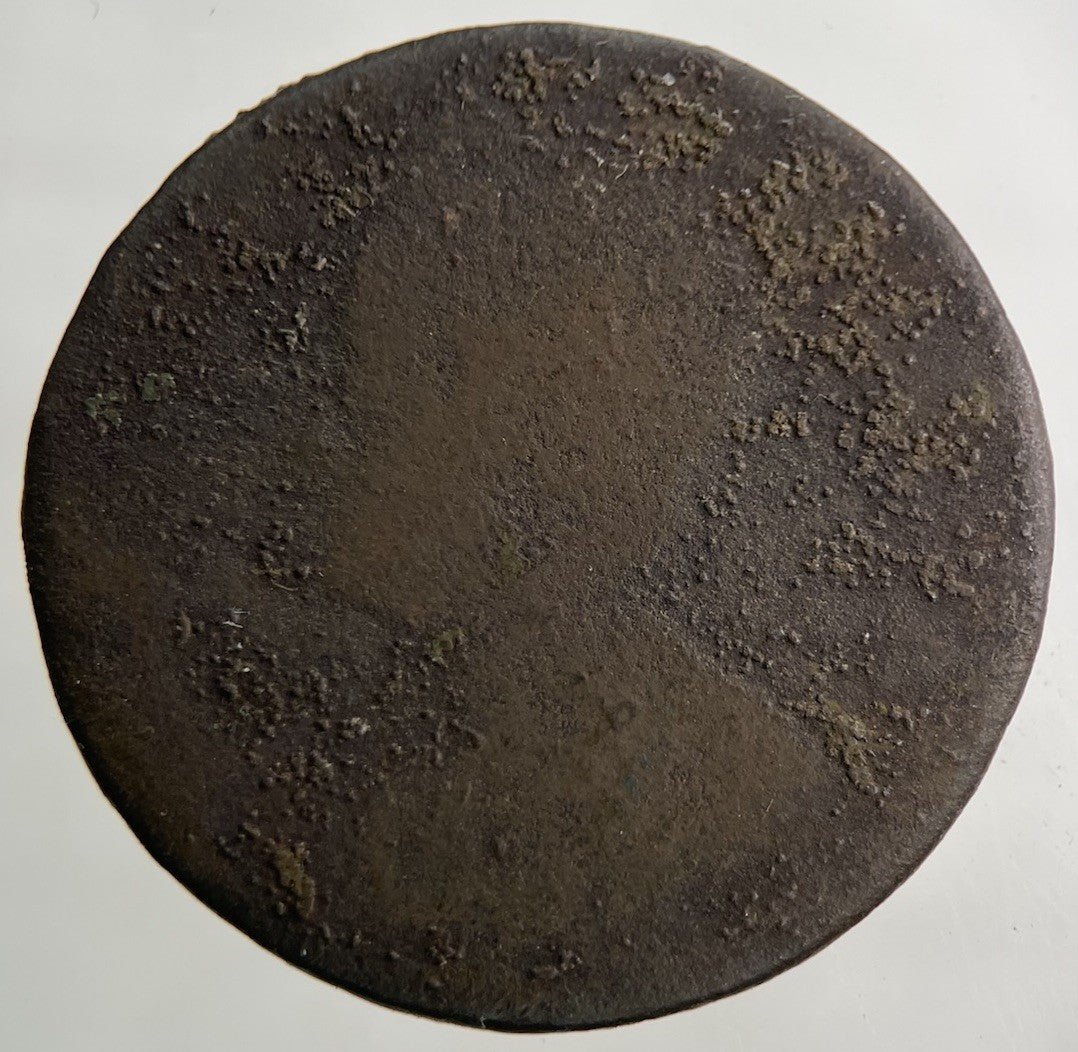 British George II 2nd Half - Penny Coin | Worn Grade