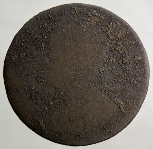 British George II 2nd Half - Penny Coin | Worn Grade