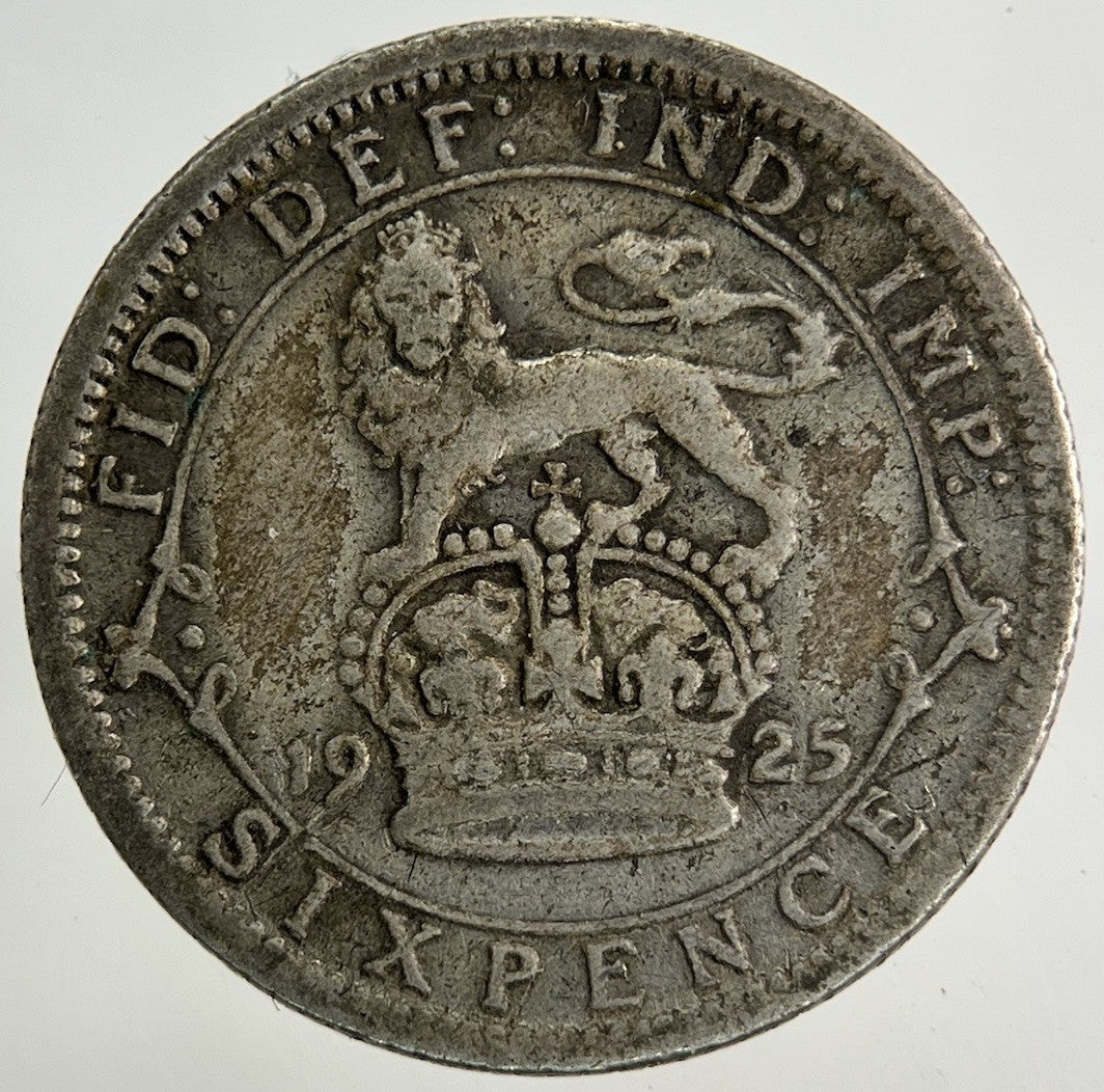 1925 George V Sixpence Silver Coin | Collectable Grade