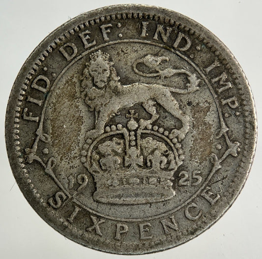 1925 George V Sixpence Silver Coin | Collectable Grade