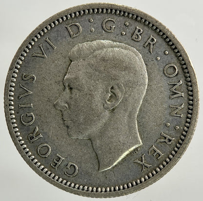 1944 George VI Sixpence Silver Coin | Collectable Grade