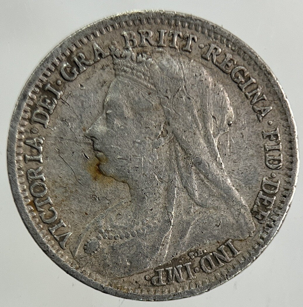1899 Victoria Threepence Silver Coin | Fine Collectable Grade