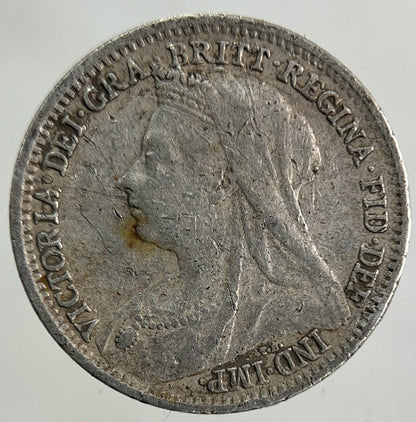 1899 Victoria Threepence Silver Coin | Fine Collectable Grade
