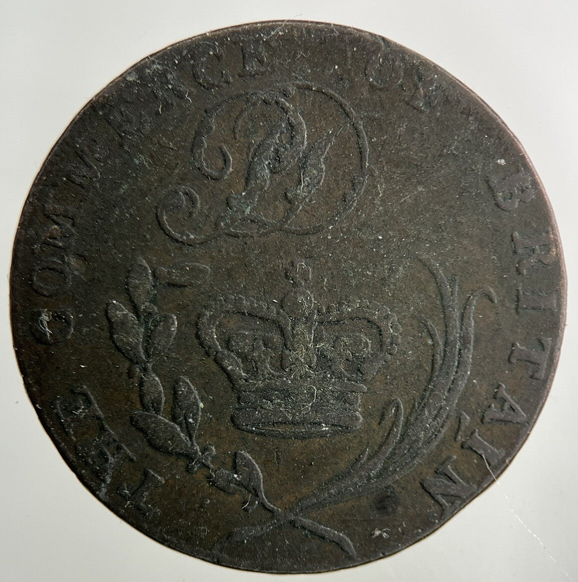 British Success Of The Plough & Fleece Half - Penny Coin | Collectable Grade