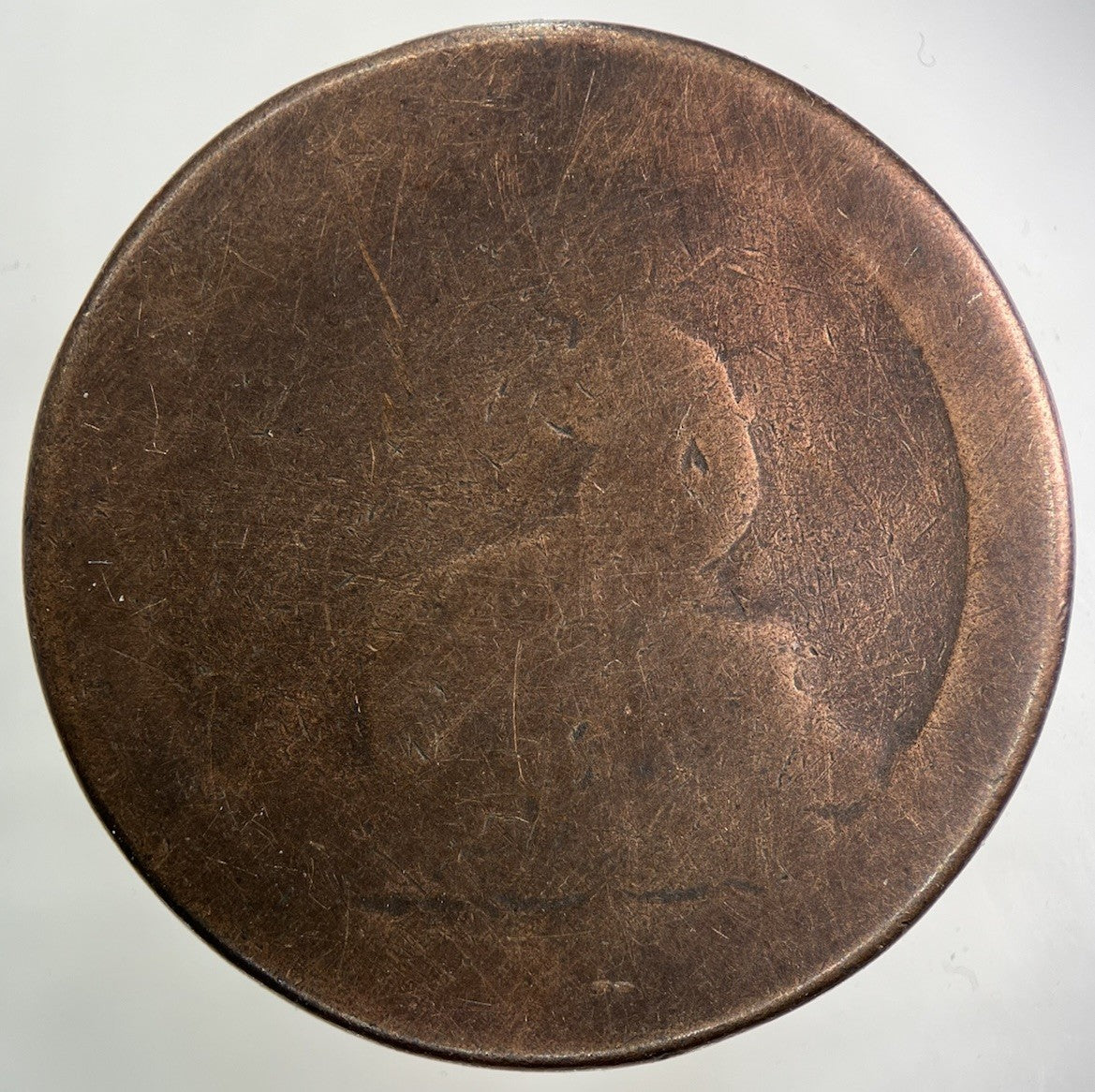 1797 George III 3rd Cartwheel One Penny Coin | Worn Grade