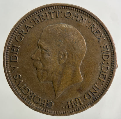 1929 George V Half - Penny Coin | Fine Collectable Grade