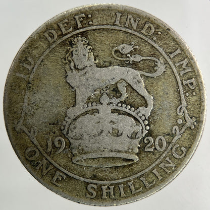 1920 George V Shilling Silver Coin | Collectable Grade
