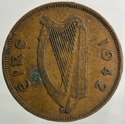 1942 Irish One Penny Coin | Collectable Grade